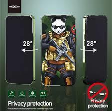 MOXOM FC Privacy Стаклена Фолија За iPhone 15 Pro Max