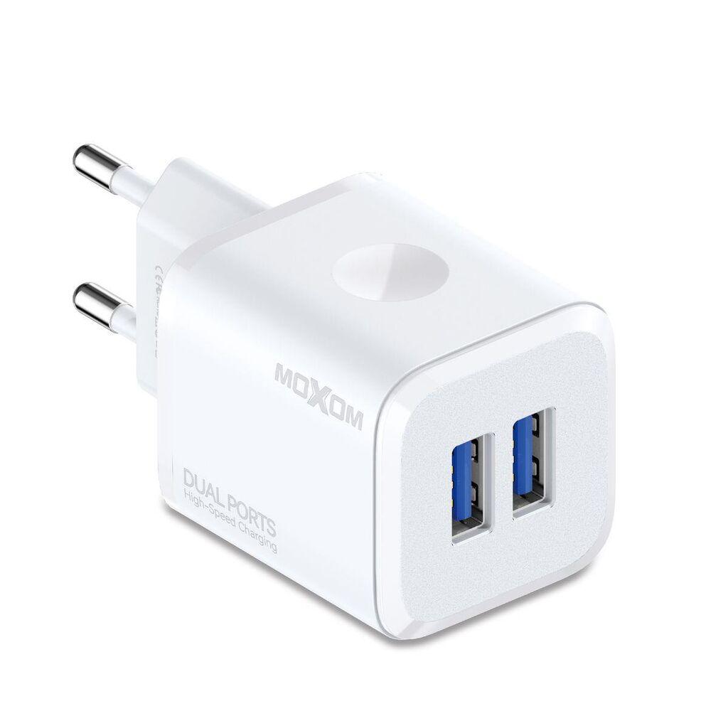 MOXOM Адаптер MX-HC159 Dual USB-A 5V-2.4A