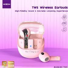 MOXOM Безжични Слушалки MX-TW41, Розеви