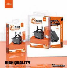 MOXOM Полнач MX-HC158 65W Со Type-C Кон Type-C Кабел, Црн