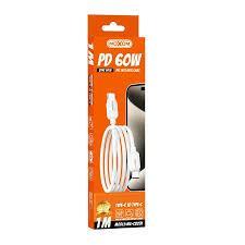 MOXOM Дата Кабел MX-CB231 60W Type-C Кон Type-C, Бел
