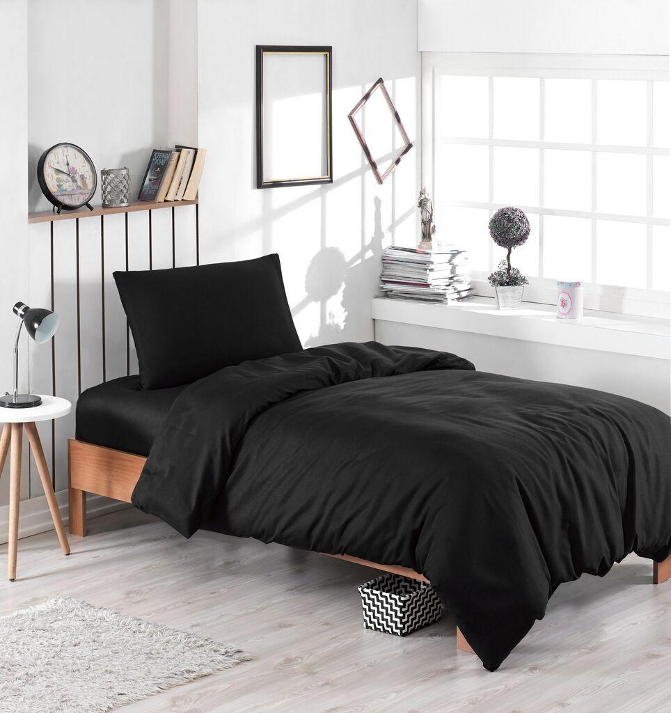 Комплет постелнина L'essentiel Maison Duzboy, 160x220 cm, црна
