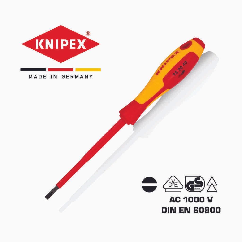 KNIPEX Електричарски одвртувач 4.0x202мм VDE 1000V Knipex  98-20-40