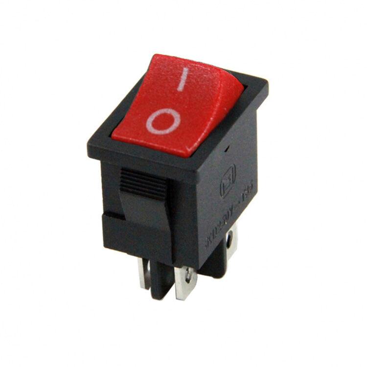 Alfa Electric Прекинувач 0-1, 2x6A 2+2 кон. црвен, 220V  PR-78