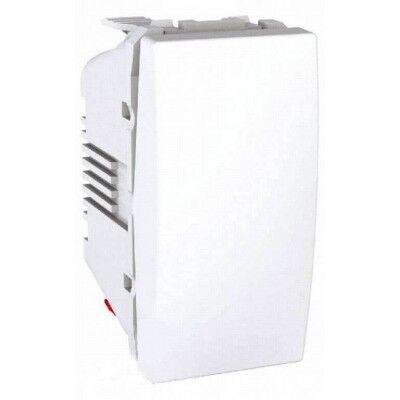 Alfa Electric Прекинувач 16A 1M бел обичен, Unica  MGU3.161.18