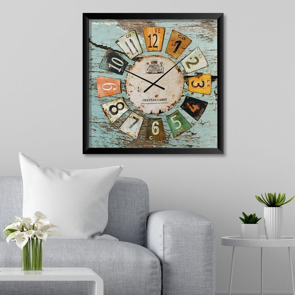 Wallity декоративен dzиден часовник STMDF12, 45x45 см