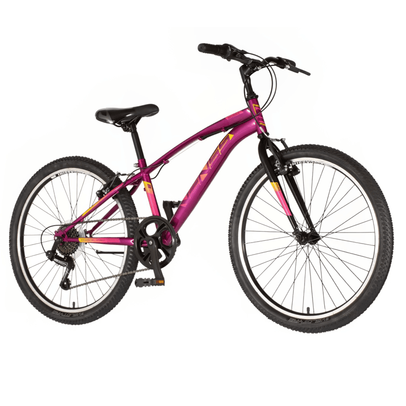Venssini Arcadia 24” Junior MTB велосипед (бордо-розе, 6 брзини)