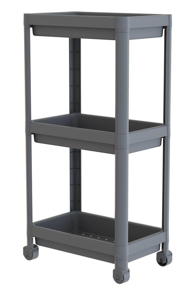 Полица за складирање Aberto Design TKRLKKT-3K-2, 70x36x23 см, сива