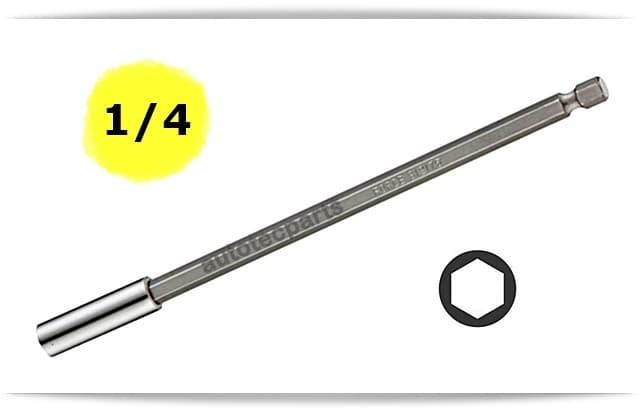 Topmaster Држач за бит 1/4, 175мм долг, магнетен  1/4-175MM