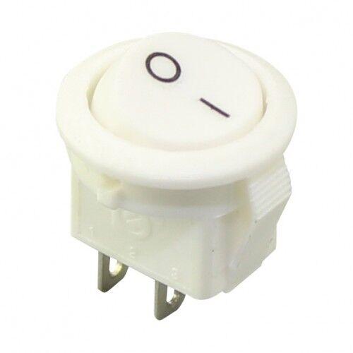 Alfa Electric Прекинувач 0-1, 3A, 2 кон. бел, 220V  PR-83