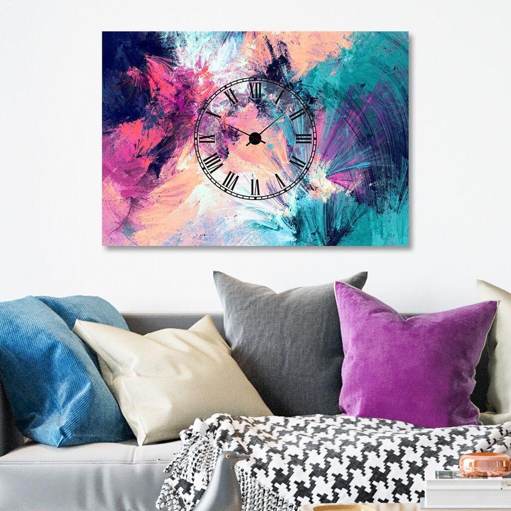 Wallity dzиден часовник ST642367879, 50x70 см, шарен