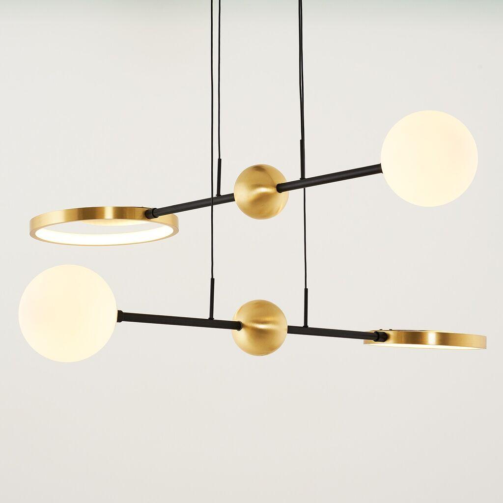 Opviq Luster L1224, црно-златна боја