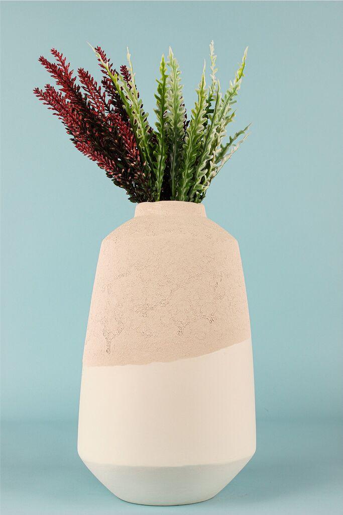 Декоративна вазна Aberto Design BK001, беж