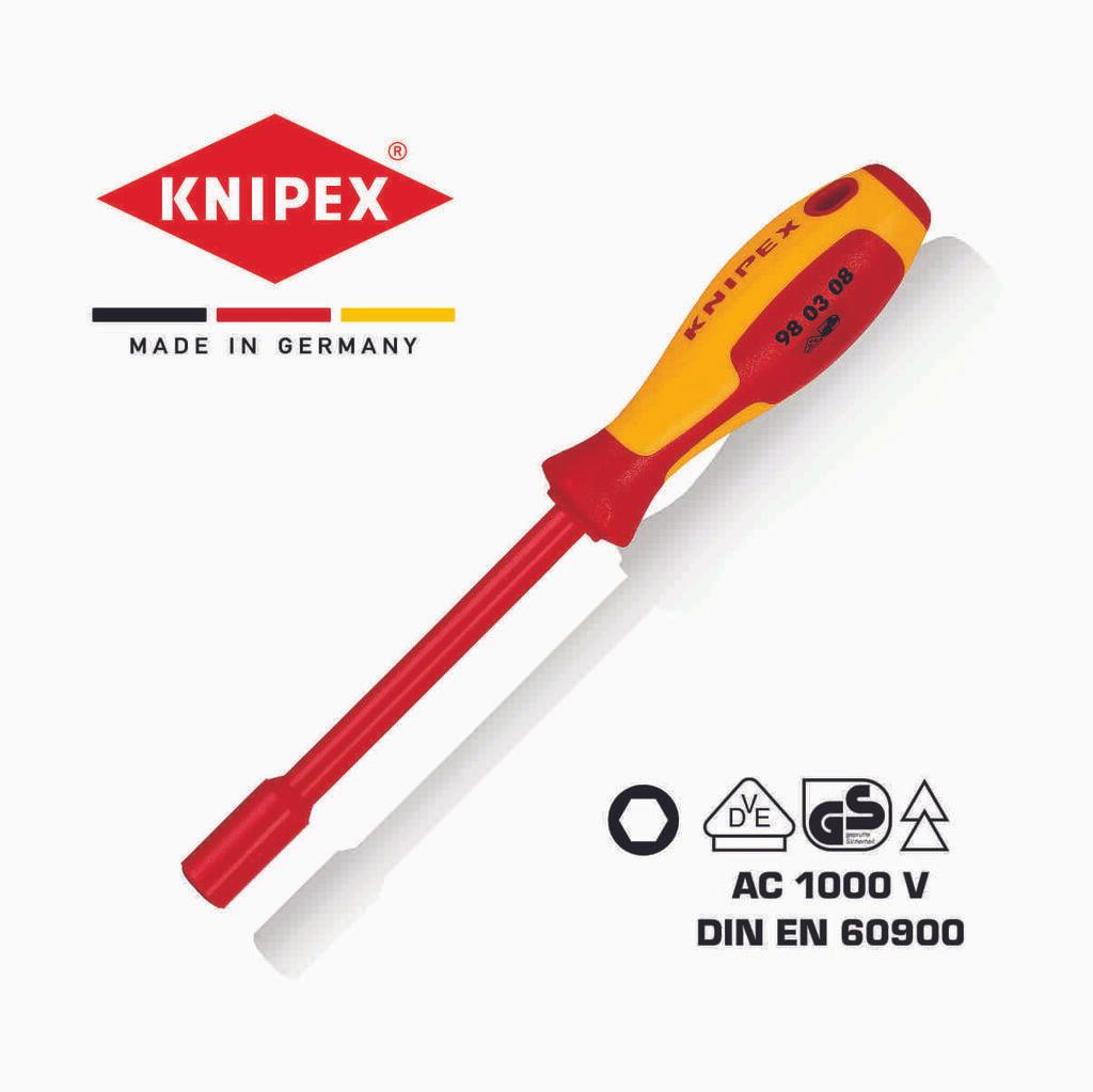 Alfa Electric Насаден шестоаголен одвртувач 8мм Knipex  98-03-08