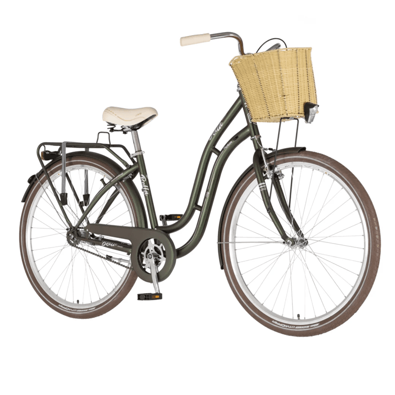 Visitor Bella 28" Градски велосипед (зелено-сребрен)