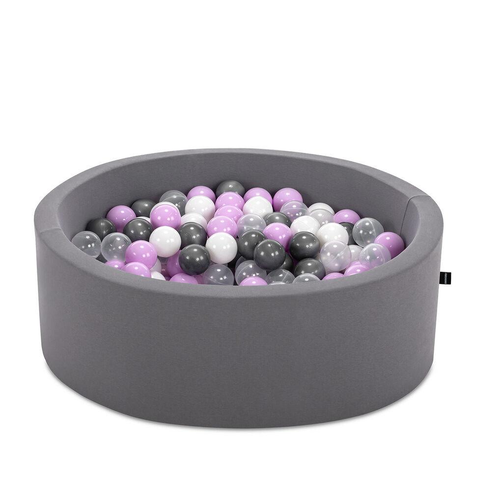 Аберто Дизајн базен со топки за деца Pop 200 v1, темно сив