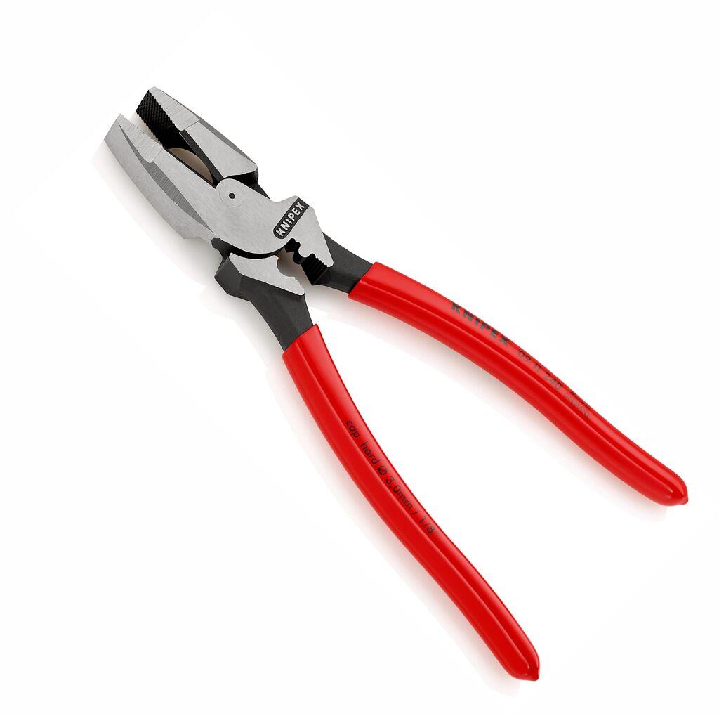 KNIPEX Комбинирана клешта за кабел 240мм со точка за стегање папучи Knipex  09-11-240