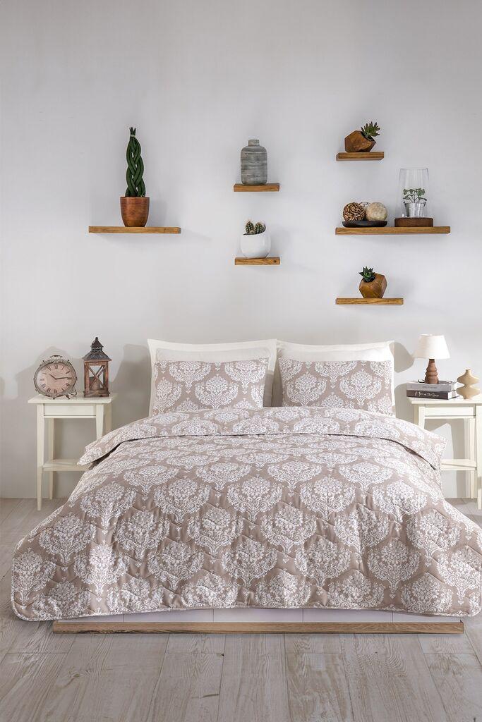 Комплет постелнина L'essentiel Maison Пост, 200x220 cm, кафеава