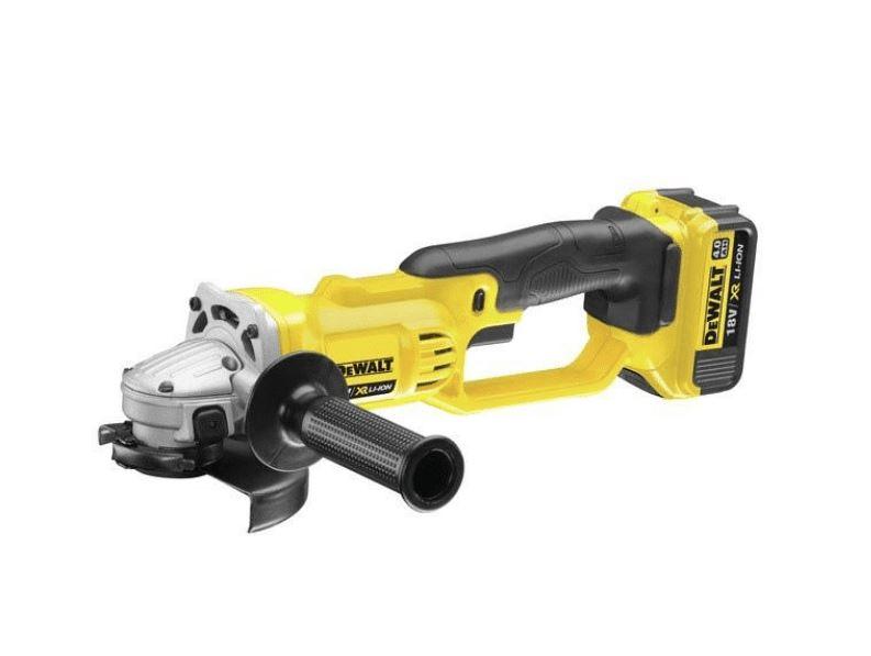 DeWALT Акумулаторска аголна брусилка 18V 4Ah 125мм DEV  DCG412M2-QW