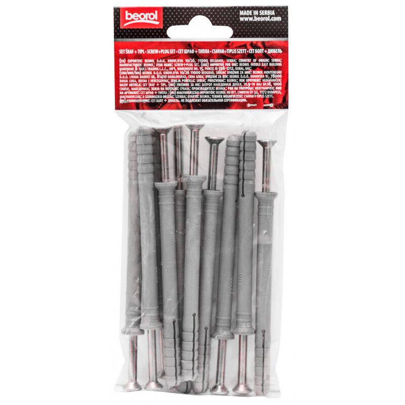 Beorol Сет штраф + типла 8x100мм, 15+15 парчиња  SETST8x100