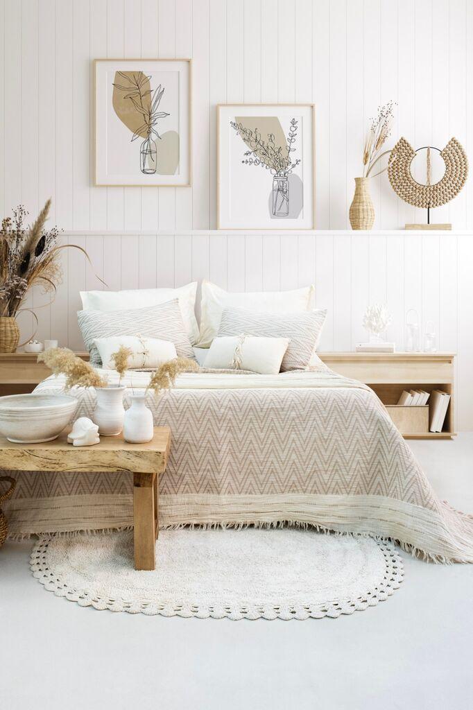 Комплет постелнина L'essentiel Maison Milena, 240x260 cm, беж