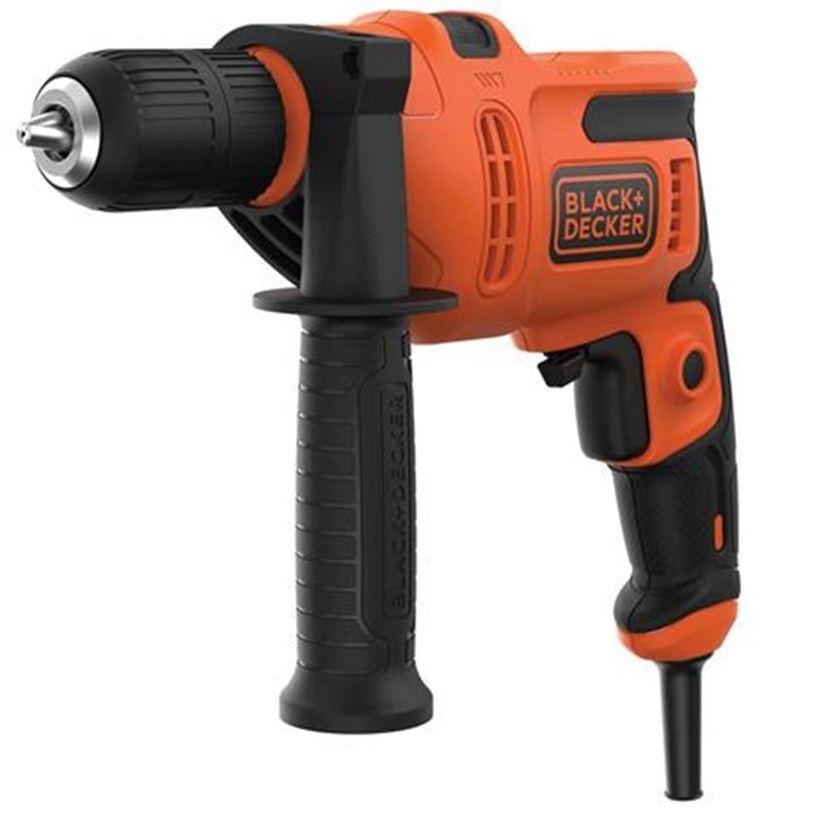 BLACK+DECKER Дупчалка вибрациска 500W 13мм брзостезна BD  BEH200-QS