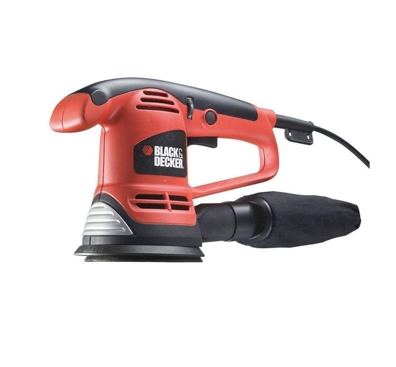 BLACK+DECKER Ротациска ексцентар брусилка 480W 125мм куфер BD  KA191EK-QS