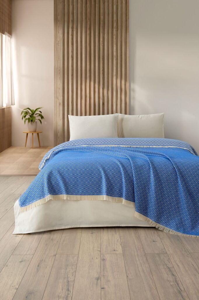 L'essentiel Maison Prespread Diamonds, 210x230 cm, сина