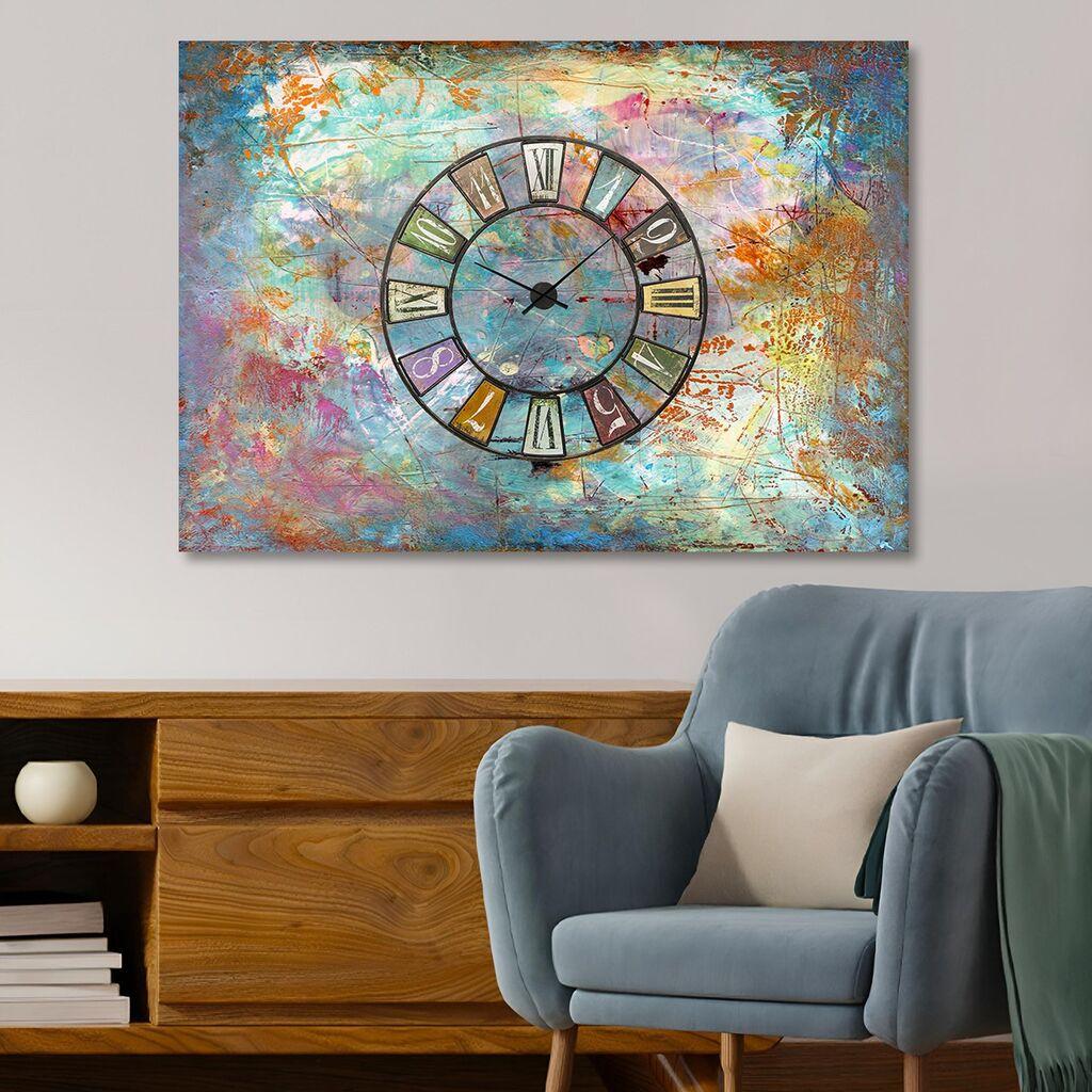 Wallity dzиден часовник ST62692444, 70x100 см, шарен