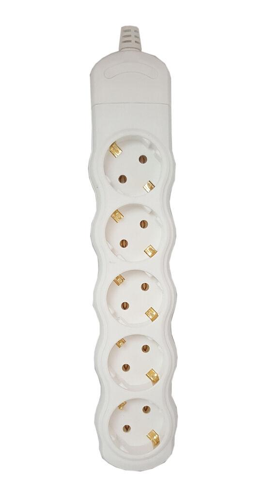 Alfa Electric Кутија за продолжен кабел со 5 дупки ALFA, без прекинувач  BOX-5-ALFA