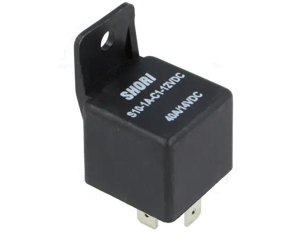 Alfa Electric Реле 40A 12V DC SPST-NO 4 клеми C10-1A-C1-12VDC  C10-1A-C1-12VDC