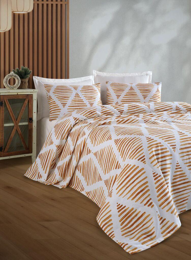 L'essentiel Maison сет Прекривка и мртовечница Сегмент, 200x230 cm, окер