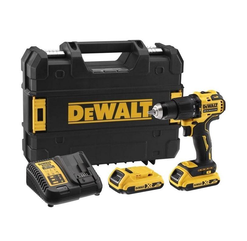 DeWALT Акумулаторска дупчалка-одвртувач 18V 2Ah TSTAK DEV  DCD709D2T-QW