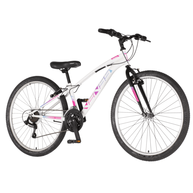 Venssini Arcadia 26” Женски планински велосипед (бело-розе, 18 брзини)