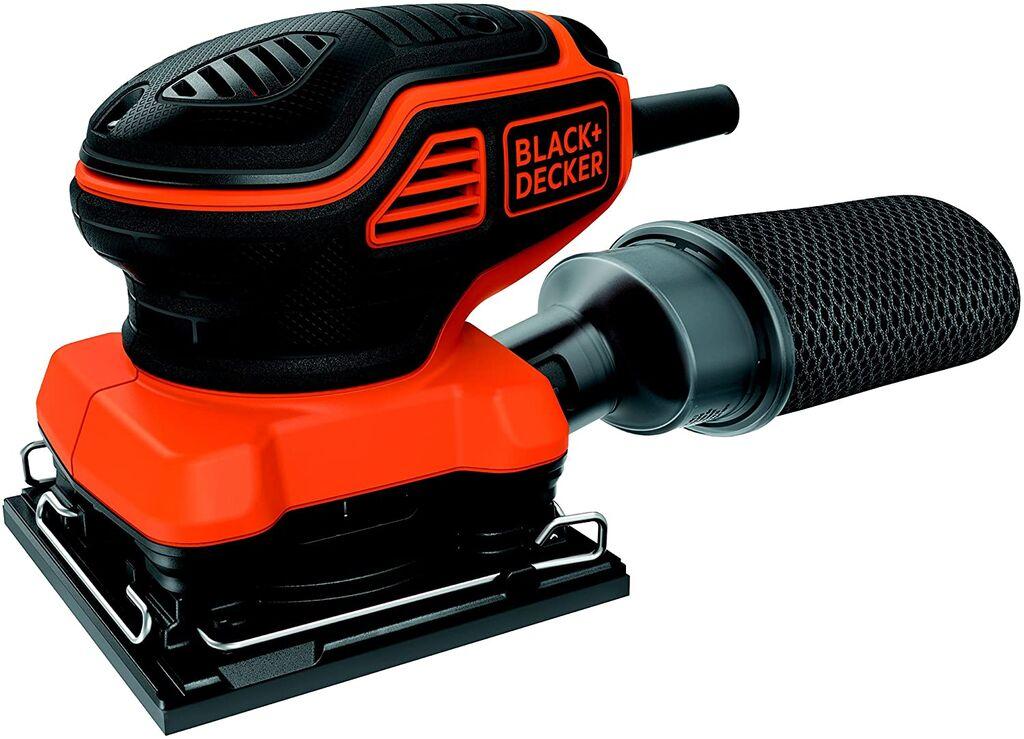 BLACK+DECKER Вибрациска брусилка 220W 114x114мм BD  KA450-QS