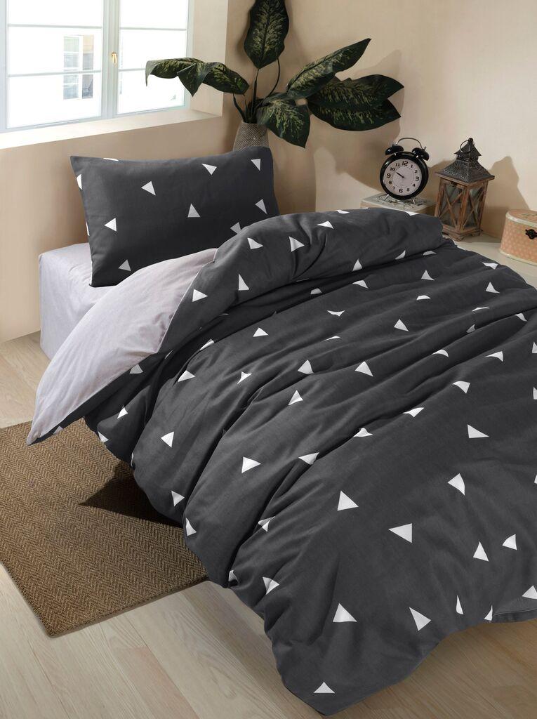Комплет постелнина L'essentiel Maison Геометриски, 160x240 cm, Teget