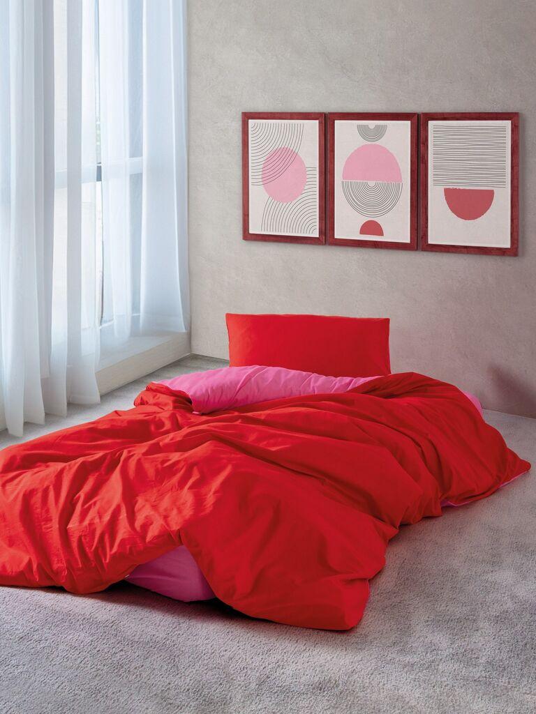 Комплет постелнина L'essentiel Maison Sage, 160x220 cm, Црвена