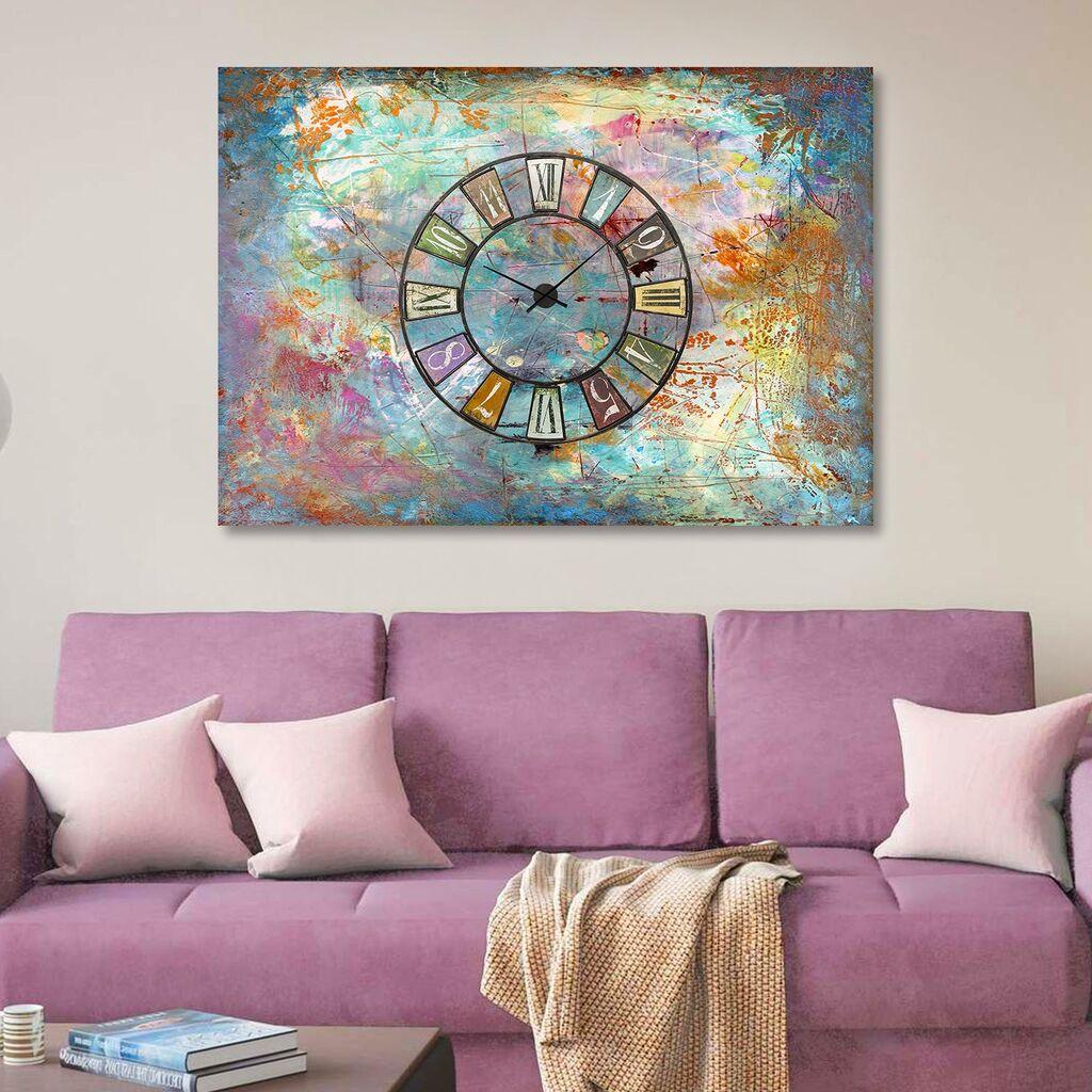 Wallity dzиден часовник ST62692444, 50x70 см, шарен