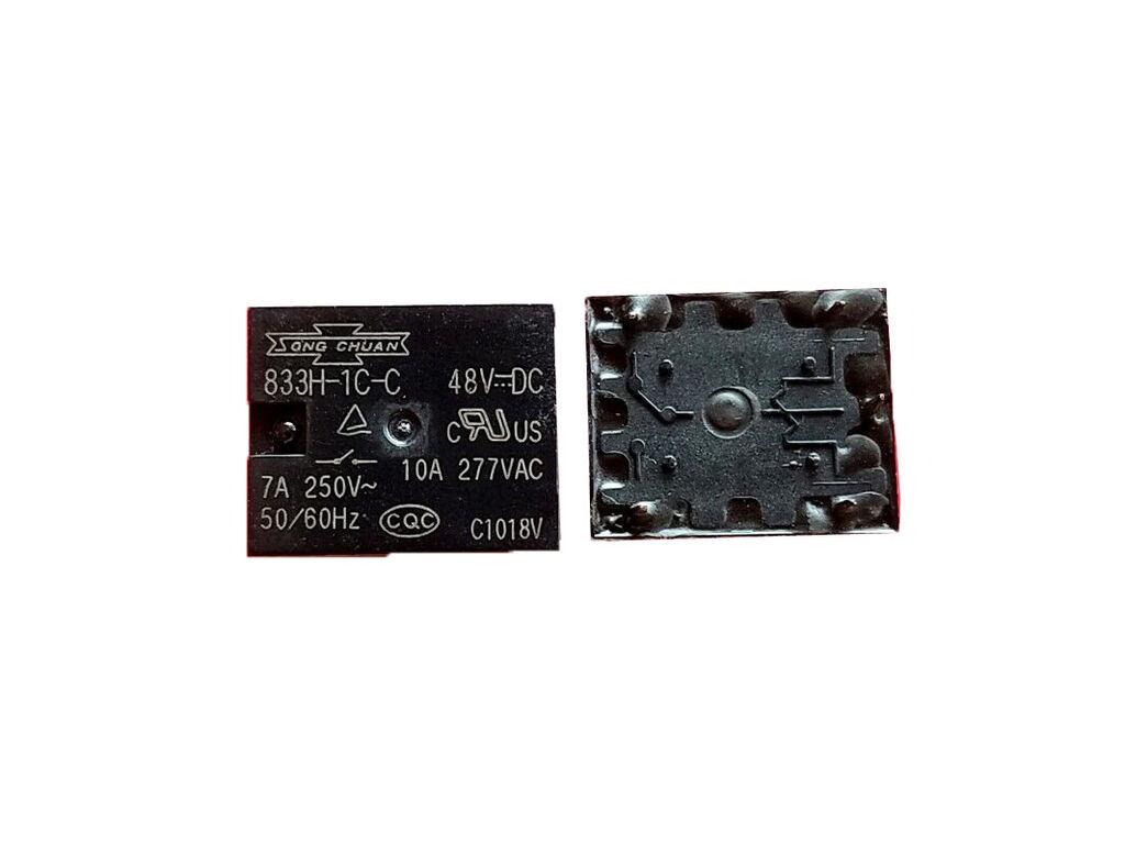 Alfa Electric Реле 48V DC 1x10A NO 833H-1A-C  833H-1A-C-48VDC