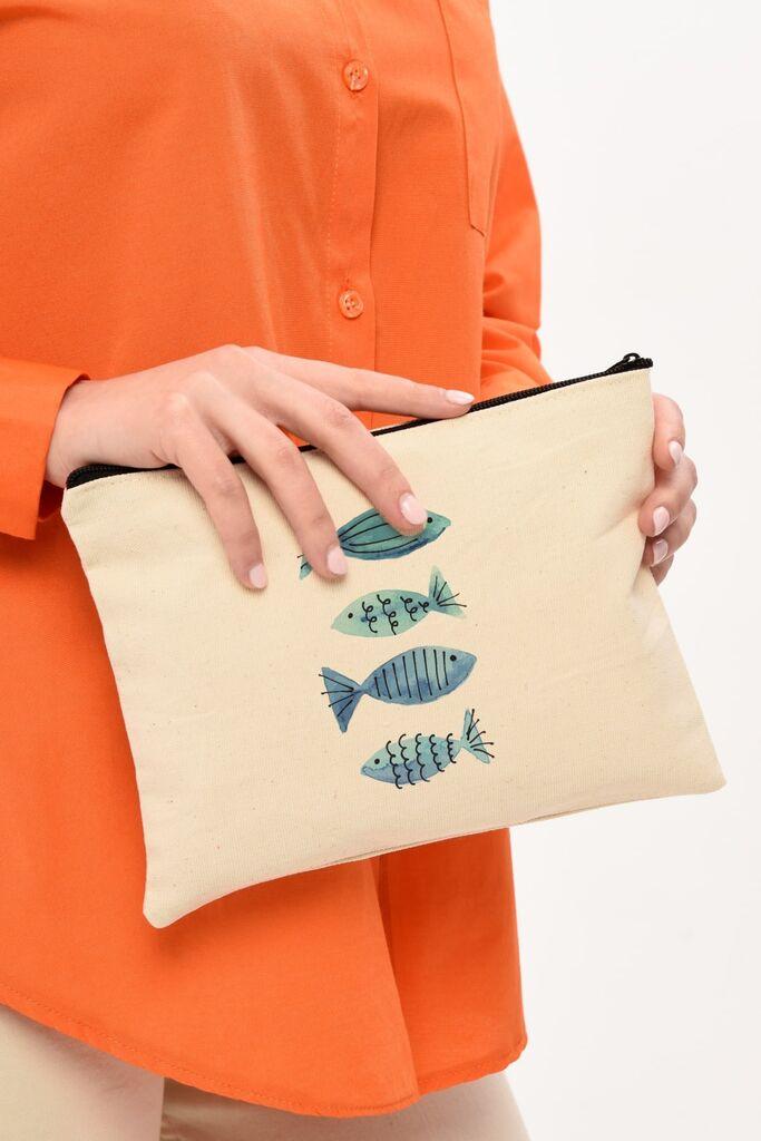 Тоалетна торба MyValice 710, кремаста