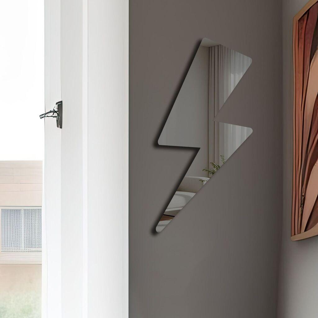 Огледало за dzид Ozgl504, 29x60 см, сиво