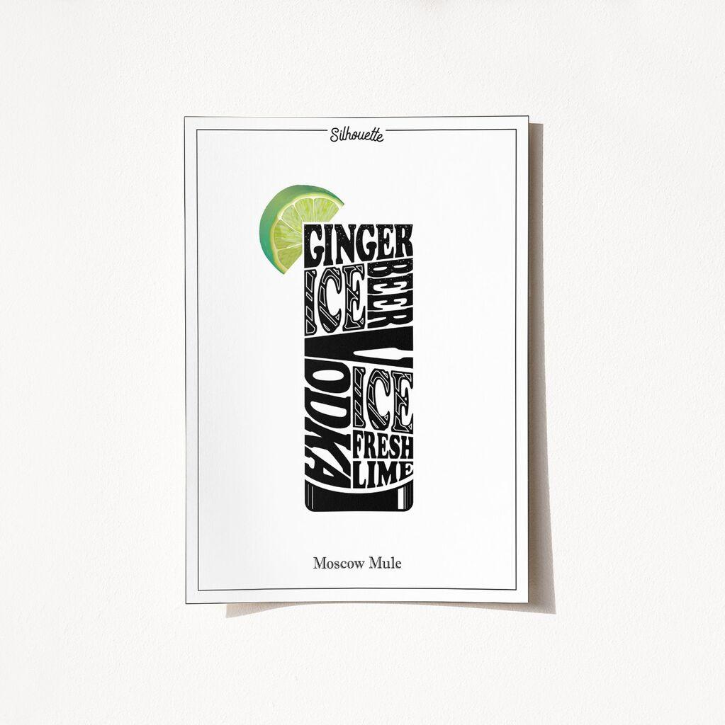 Постер „Волити" „Москва Мул"-2045, 21x29,7 см