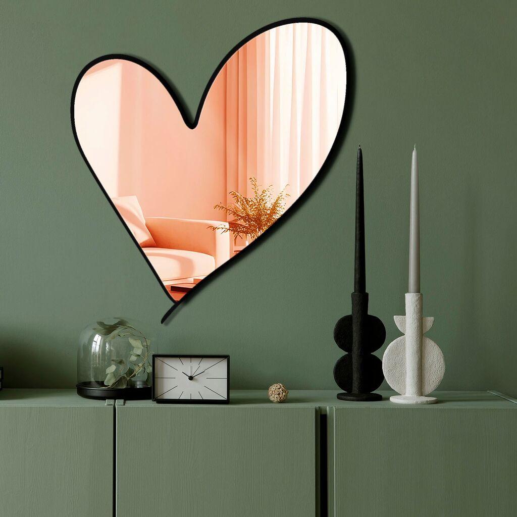 Огледало Wallity Ozgl517, 43x48 см, розево-златно