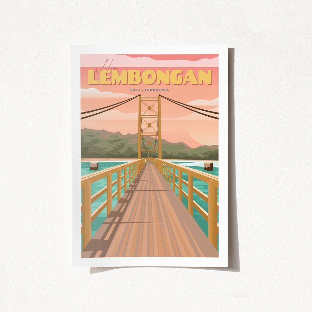 Wallity постер Lembongan Bali Indonesia-1950, 21x29,7 cm