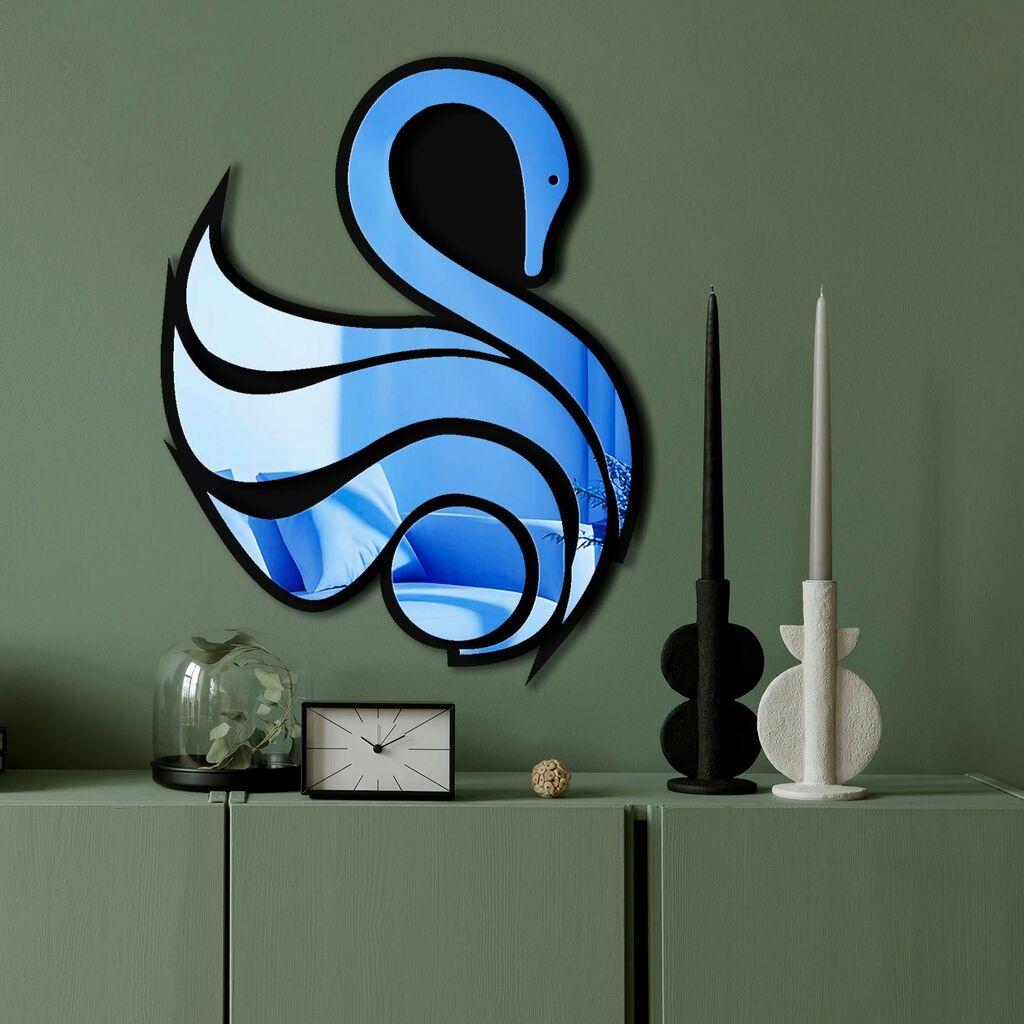 Огледало за dzид Ozgl527, 36x48 см, сино