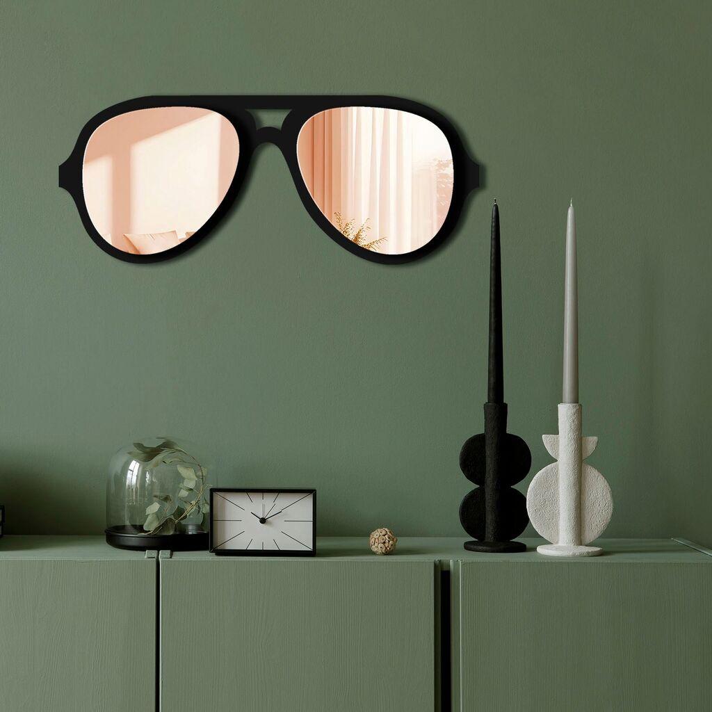 Огледало Wallity Ozgl508, 70x28 см, розево-златно