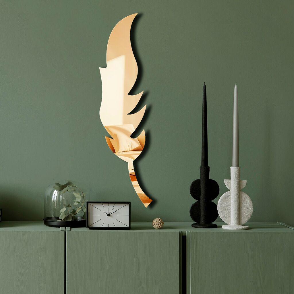 Огледало за dzид Ozgl524, 18x65 см, златна боја