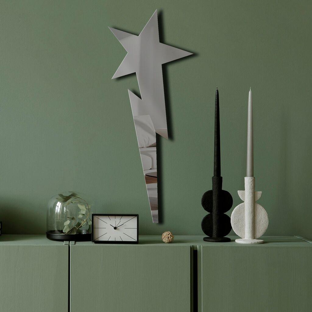 Огледало за dzид Ozgl521, 24x60 см, сиво