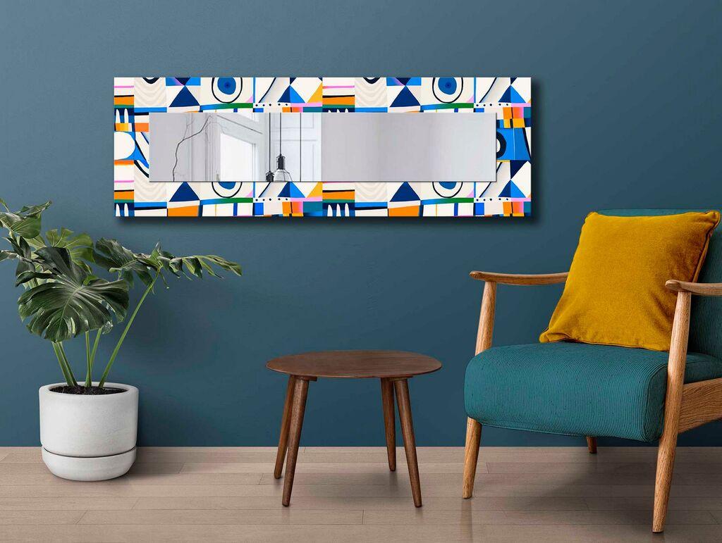 Огледало за dzид 40120NISMA-015, 40x120 см, шарено