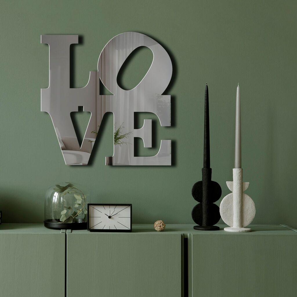 Огледало за dzид Ozgl506, 47x48 см, сиво